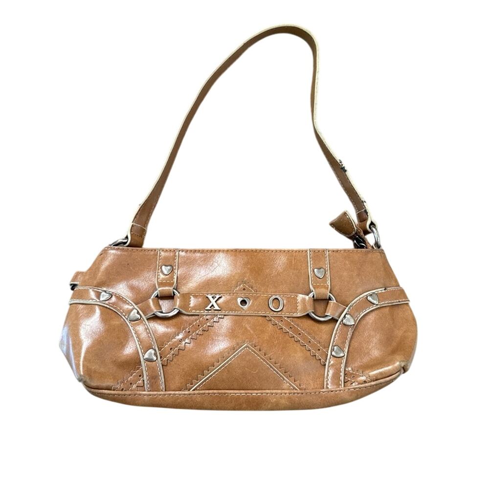 Y2K Vintage XOXO Shoulder Bag Faux Leather Bratz Boho Preppy Mall Going Out